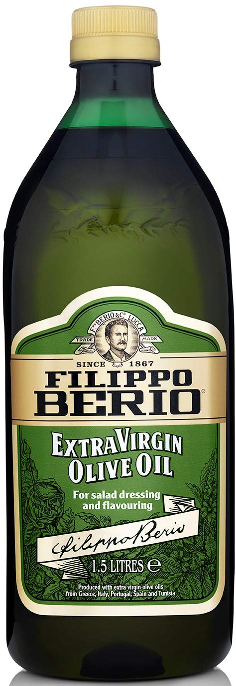 FILIPPO BERIO Extra Virgin Olive Oil, Cooking Oil & Salad Dressing, Large Bottle,1.5Ltr