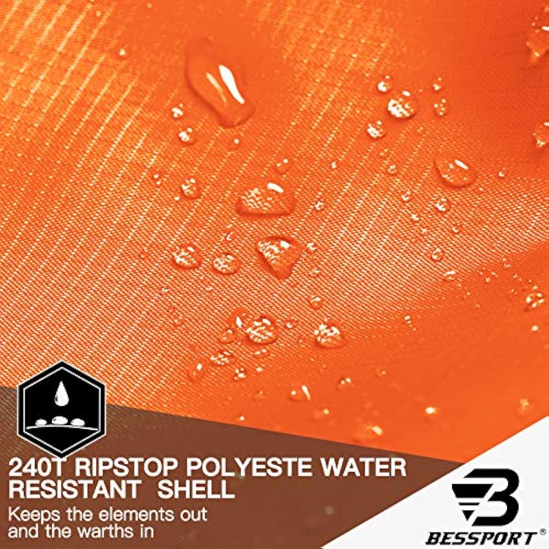 Bessport Sleeping Bag, 4 Seasons 0°C Sleeping Bag, Small Pack Size & Ultralight Outdoor Sleeping Bag, Mummy Sleeping Bag for Camping, Travel, Outdoor and Tent