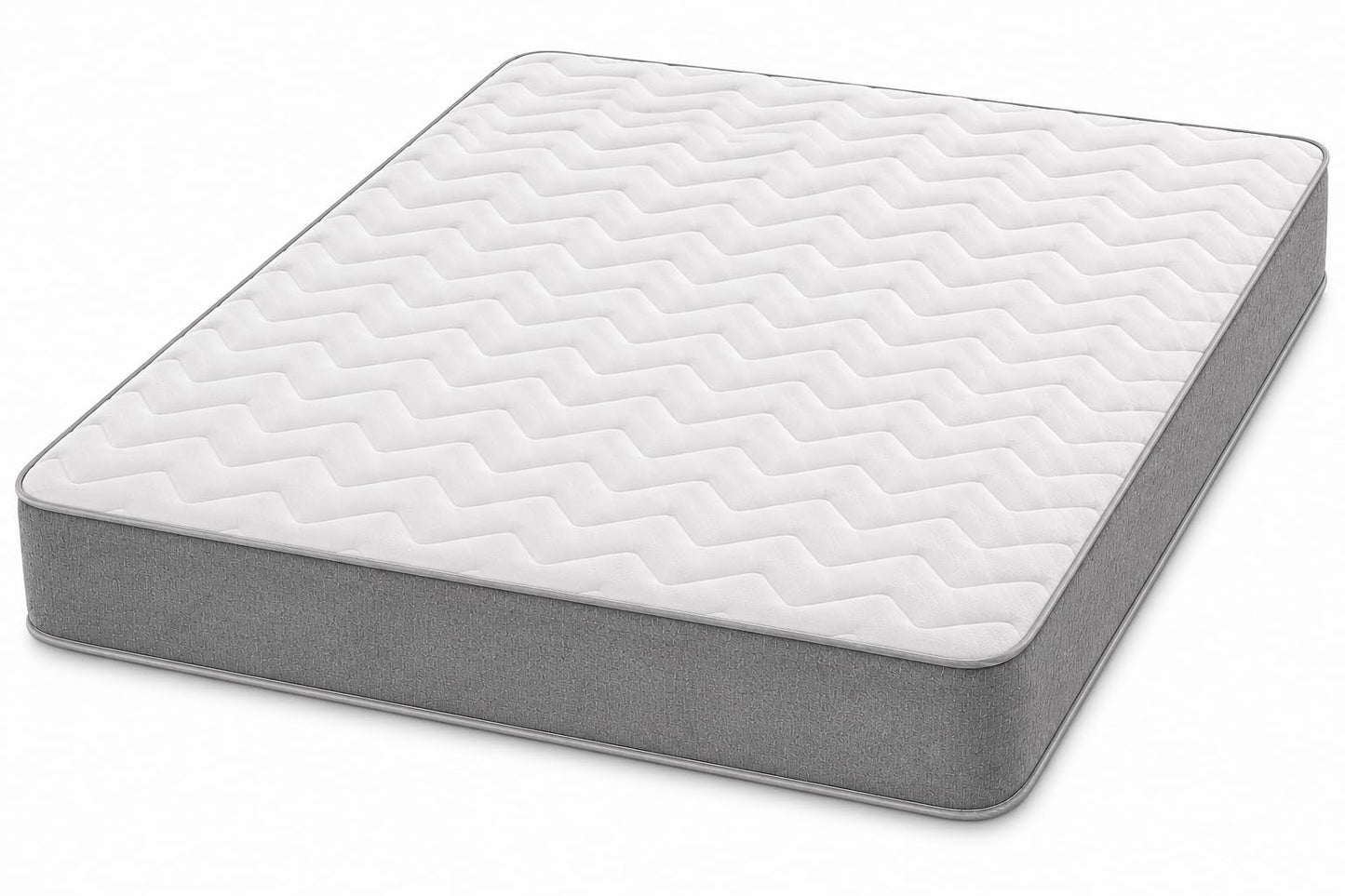 Starlight Beds Grey Chevron King Size Hybrid Mattress