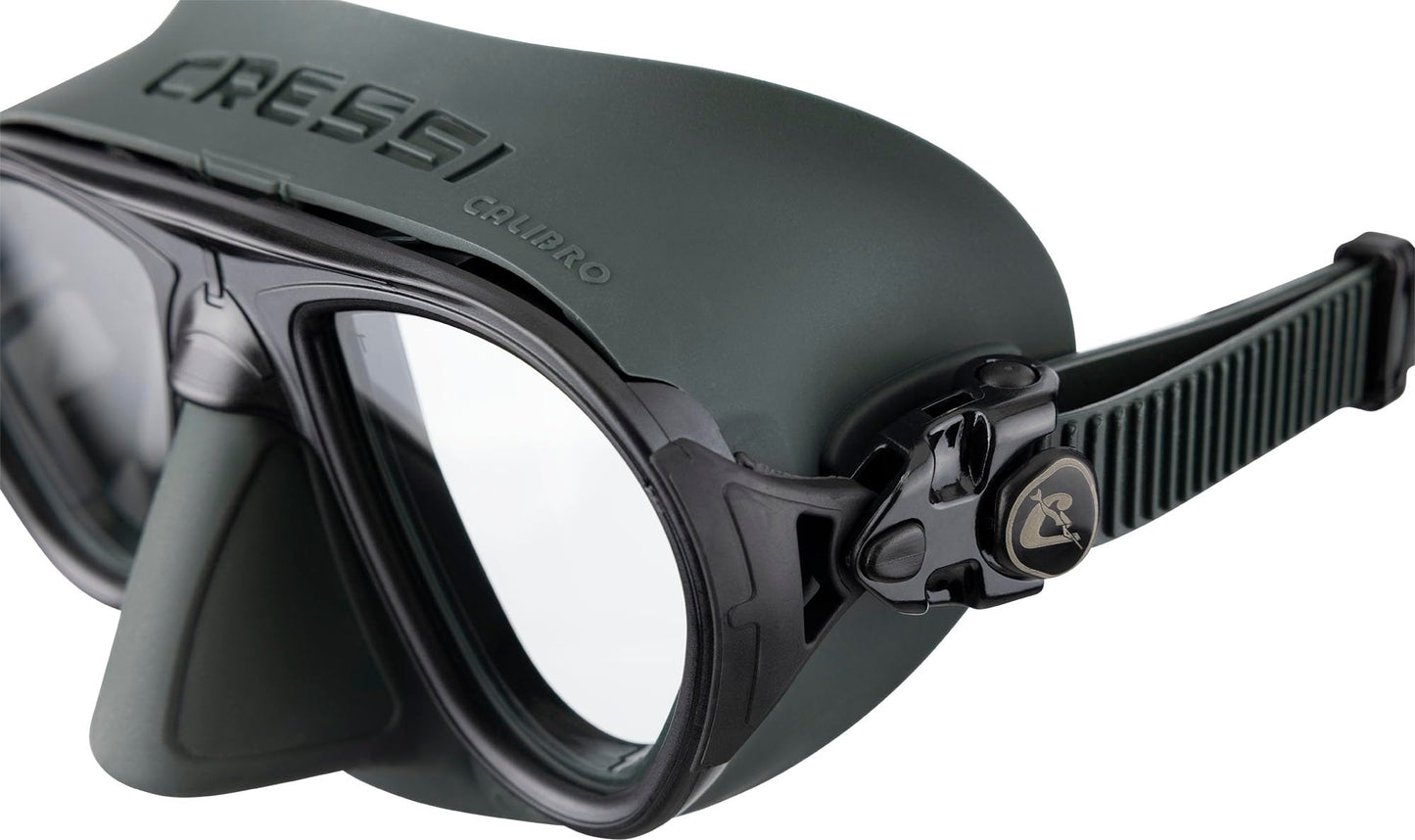Cressi Calibro Diving Mask - Green, Uni