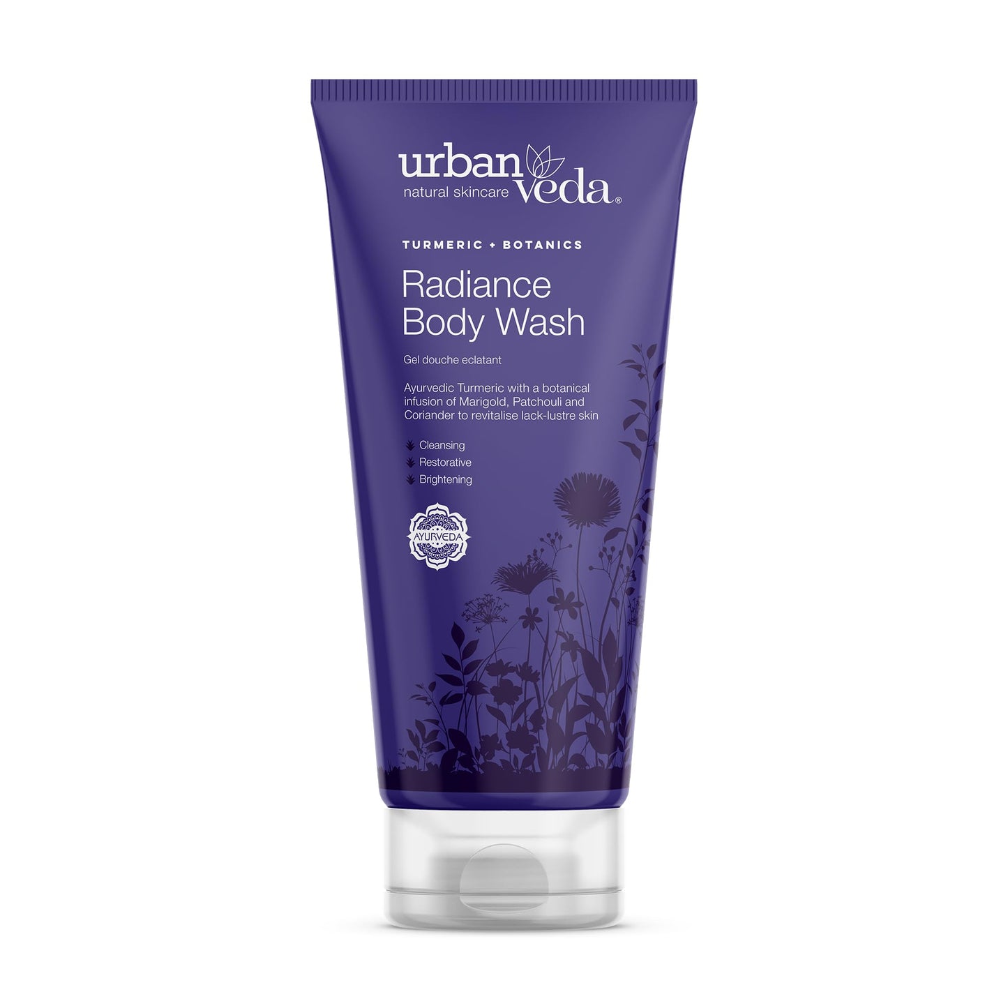 Urban Veda Hydrating Body Wash | Bioactive Skin Brightening Formula | Body Wash for Dry, Dull and Dehydrated Skin | Orange, Liquorice and Turmeric