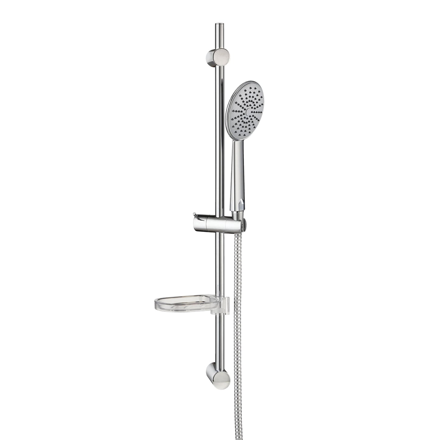 Wirquin Joy Shower Rail with 1 Jet Shower Head & PVC 1.5m Hose