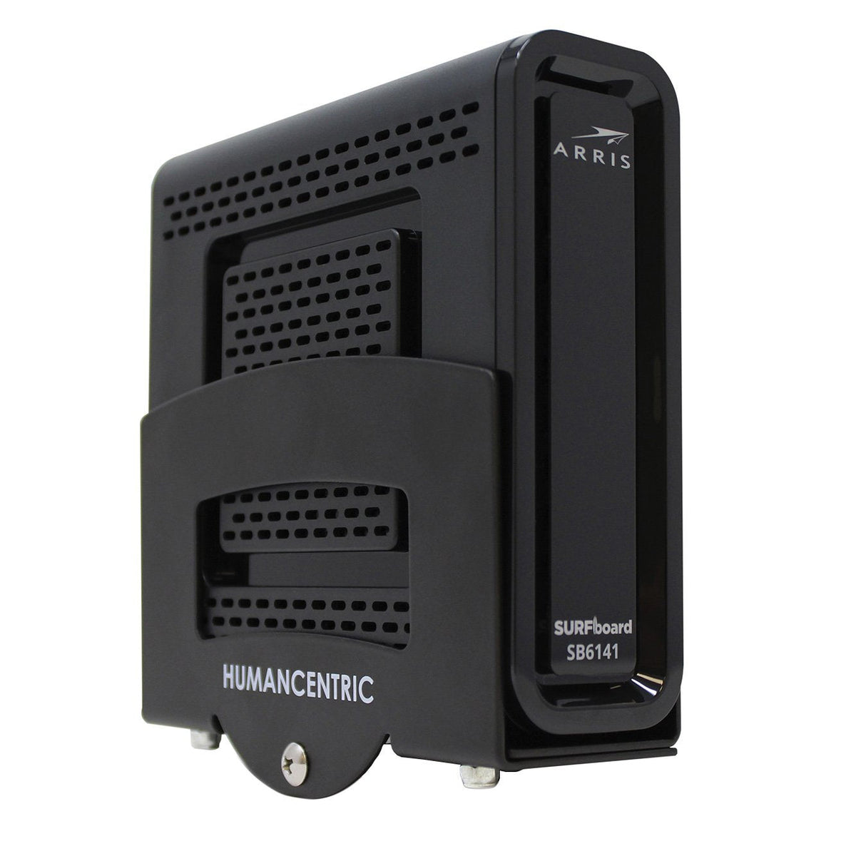 HumanCentric Cable Box and Modem Mount, Adjustable Wall Mount for Small and Wide Devices, Cable Boxes, Modems, DVD Players, Streaming Media Devices,