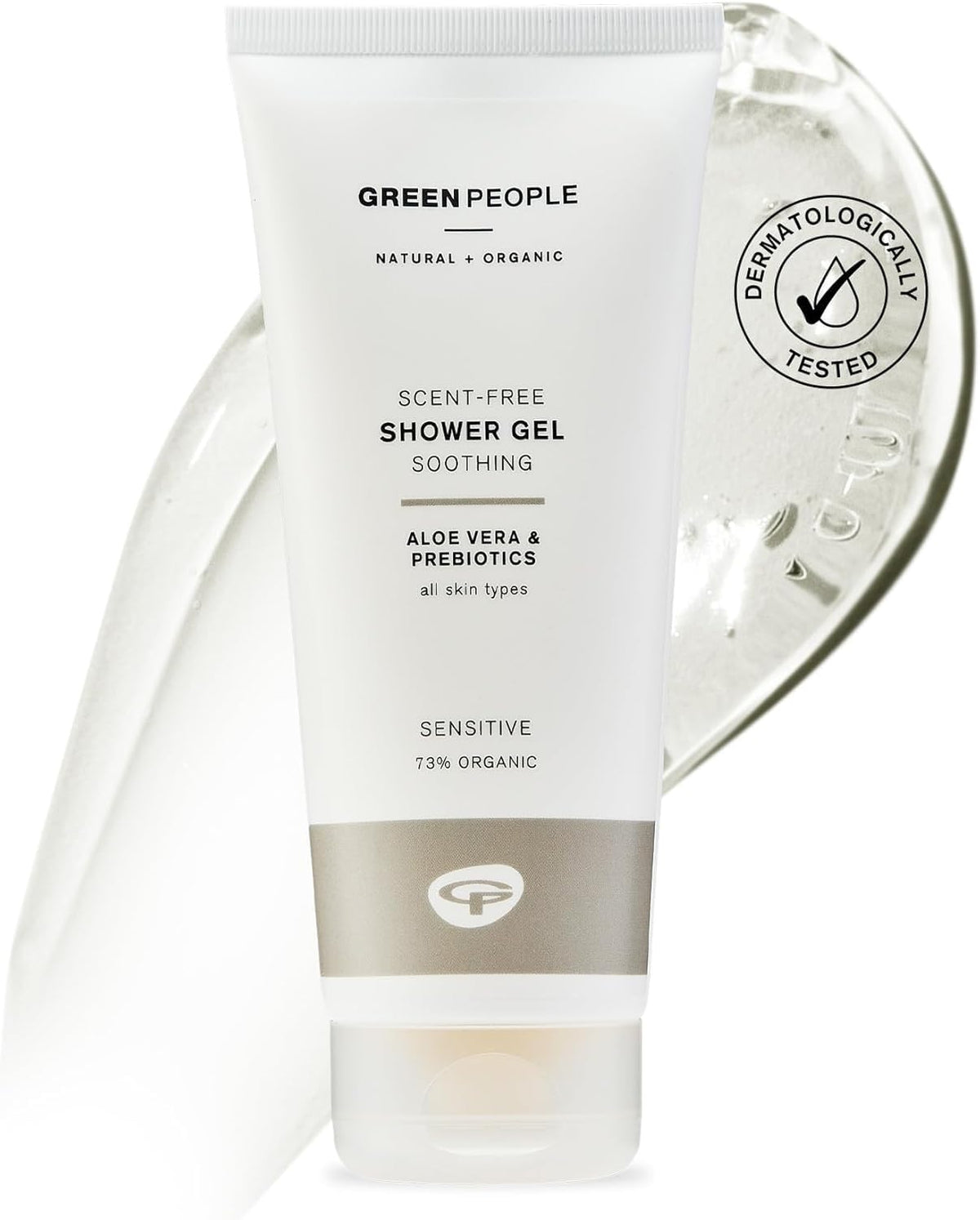Green People Fragrance Free Shower Gel 200ml | SLS Free, Paraben Free & Alcohol Free | Vegan, Natural & Organic Shower Gel | Eczema-Friendly Sensitive