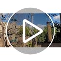 iBorn Bird Feeders Hanging Station 87Inch Wild Bird Feeding Station Stand Heavy Duty For Feeders Hanging, 1 Inch Thickness Pole, 4-Hooks,5-Prong Pole Stabilizer(Bird Feeders NOT Included)