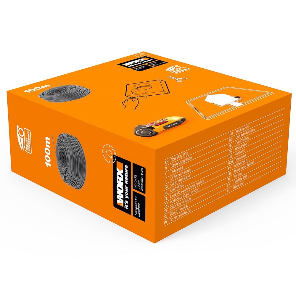 Worx WA0178 100 m Perimeter Wire for Black Roid M?hroboter