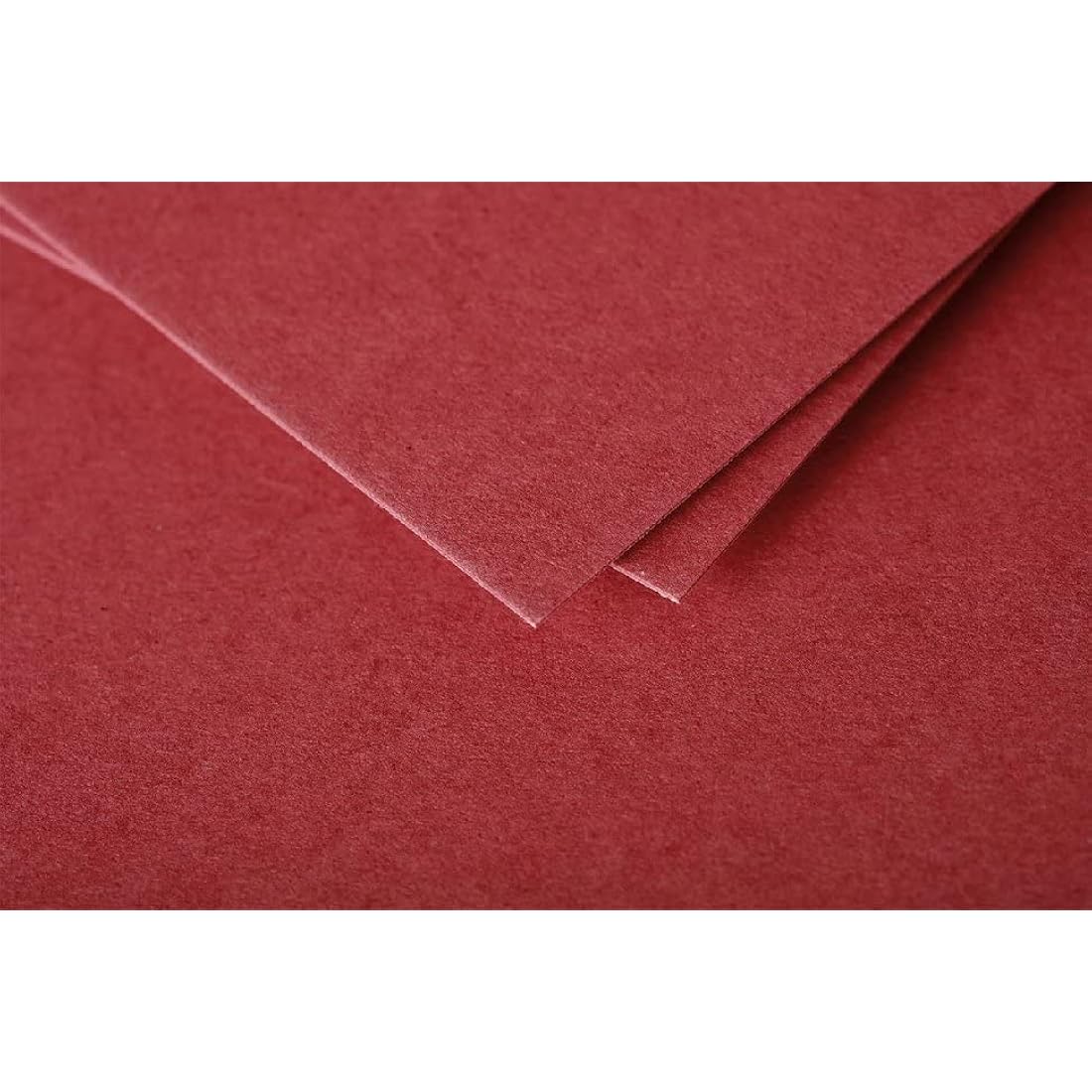 Clairefontaine - Ref 5580C - Pollen Envelopes (Pack of 20) - 75 x 100mm Sized, 120gsm Paper, Gummed Seal, Inkjet & Laser Printer Compatible, Acid Free - Intensive Red