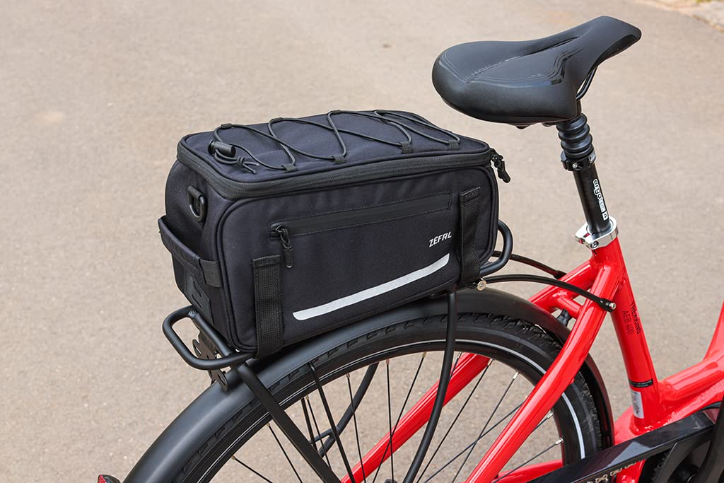 Zefal Unisex's Z Traveller Pannier Rack Bag, Black