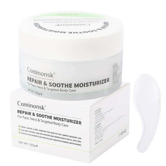 Intensive Barrier Repair & Calming Cream for Sensitive, Dry Skin - Reduces Redness & Soothes Itching, Tightness Moisturiser with Yeast Beta-Glucan to