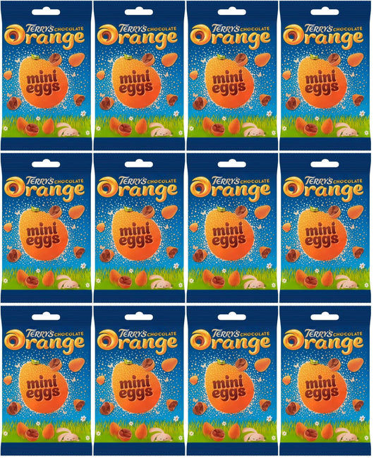 12 x Terrys Chocolate Orange Mini Eggs Bag - 70GM