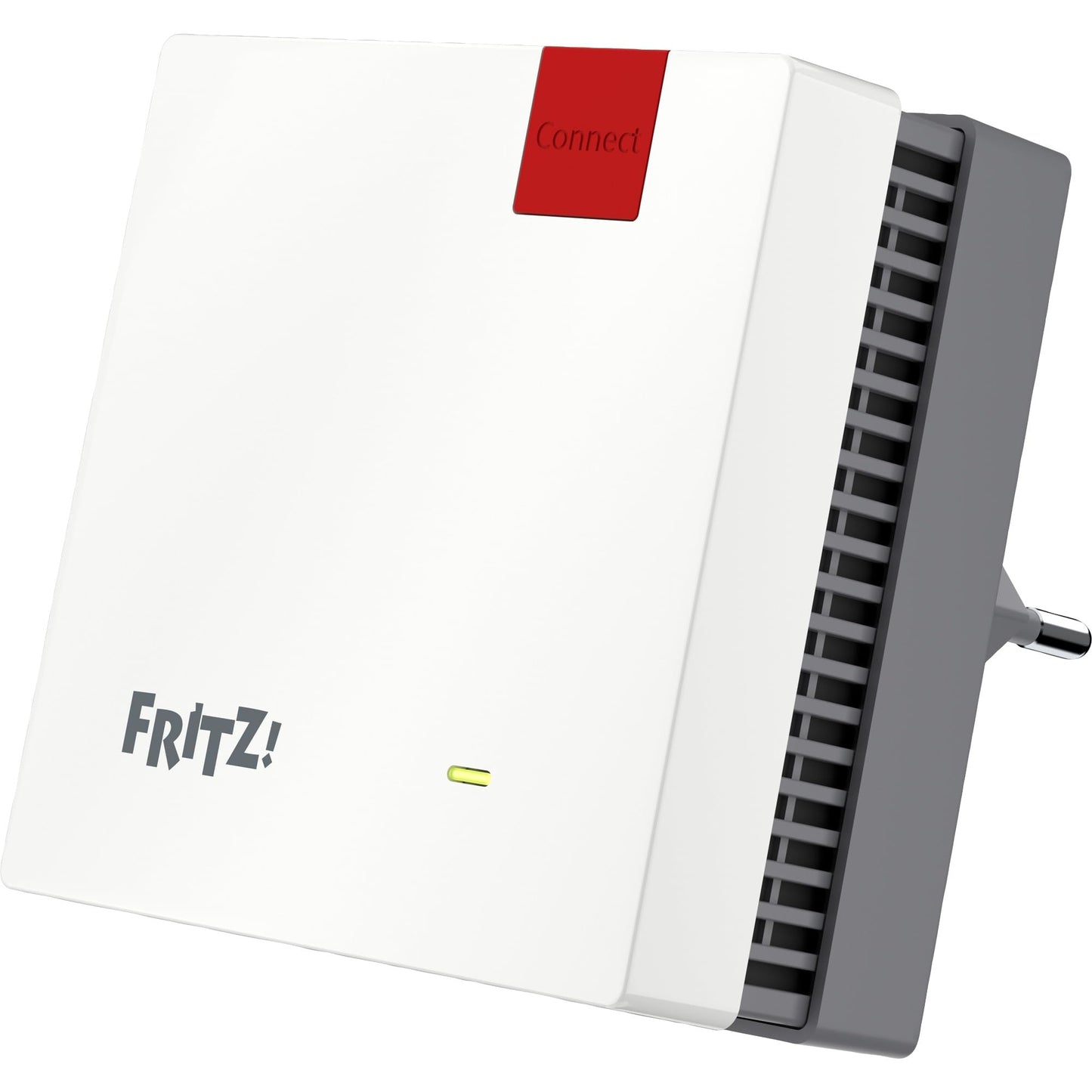 AVM FRITZ! Repeater 1200 AX (Wi-Fi 6 repeater) equipped with two radio units 5 GHz band (up to 2,400 Mbps), 2.4 GHz band (up to 600 Mbps),