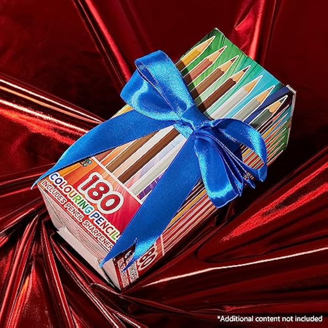 KreativeKraft Coloured Pencils Set of 180 - Colouring Pencils for Kids Teens and Adults - 30 Colours Sharpener Included - Art Supplies School Supplies - Kids Pencils Age 3+