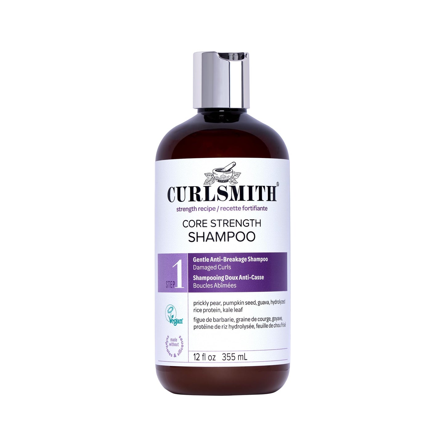Curlsmith ? Core Strength Shampoo, Gentle Protein-Rich for Frequent Use (355ml)