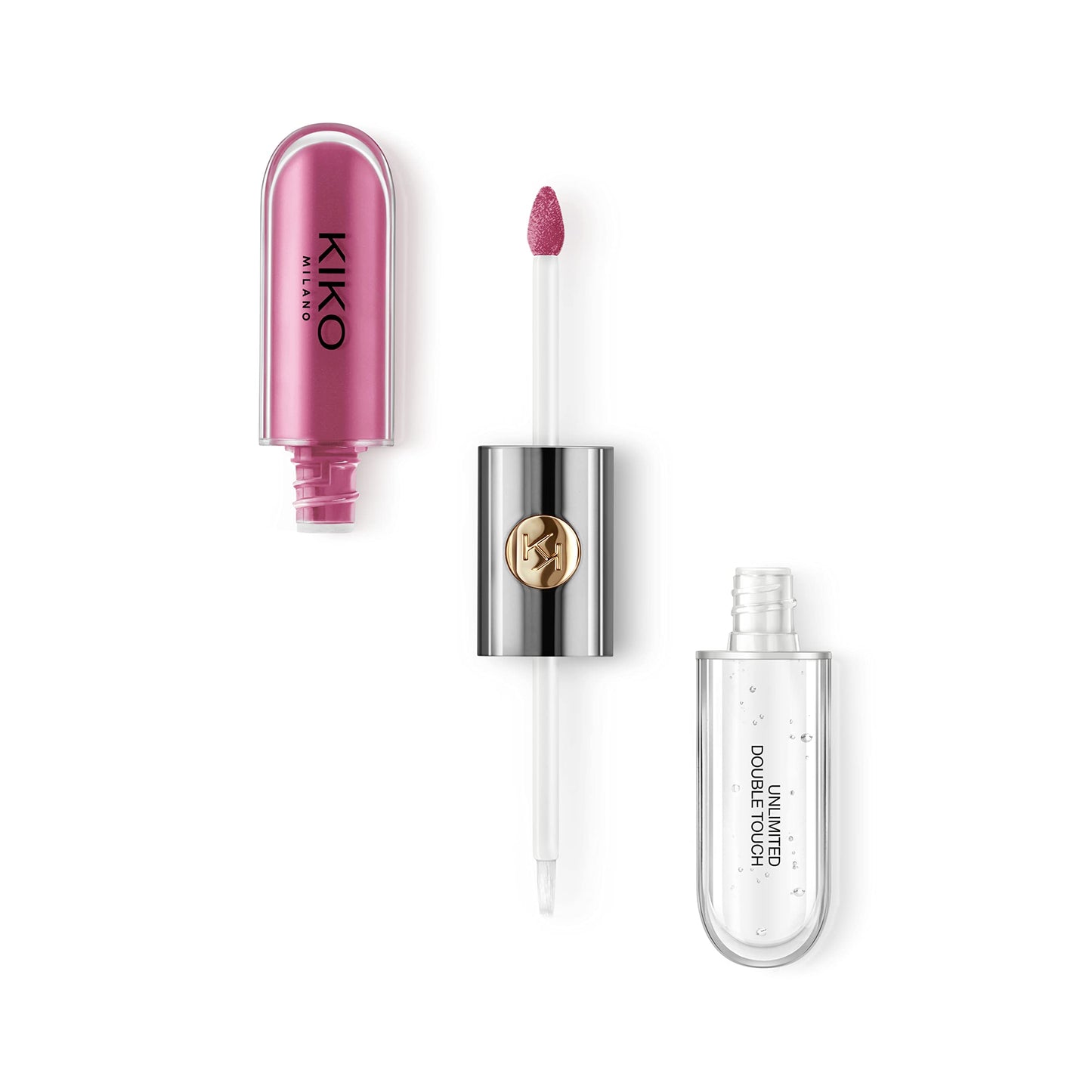 KIKO Milano Unlimited Double Touch 118 | Liquid lipstick with a bright finish in a two-step application. Lasts up to 12 hours. No-transfer base colour