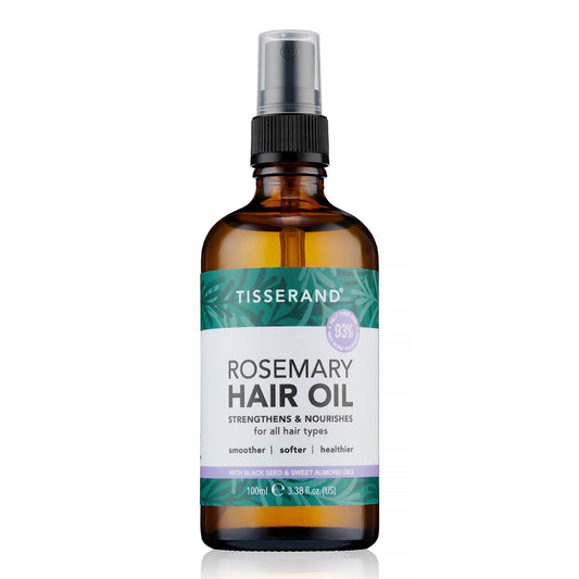 Tisserand - Natural Pure Rosemary Hair Oil in Spray Bottle ? Contains Essential Oil - Hair Care, Scalp Care - Easy to Use - 100% Natural ? 100 ml