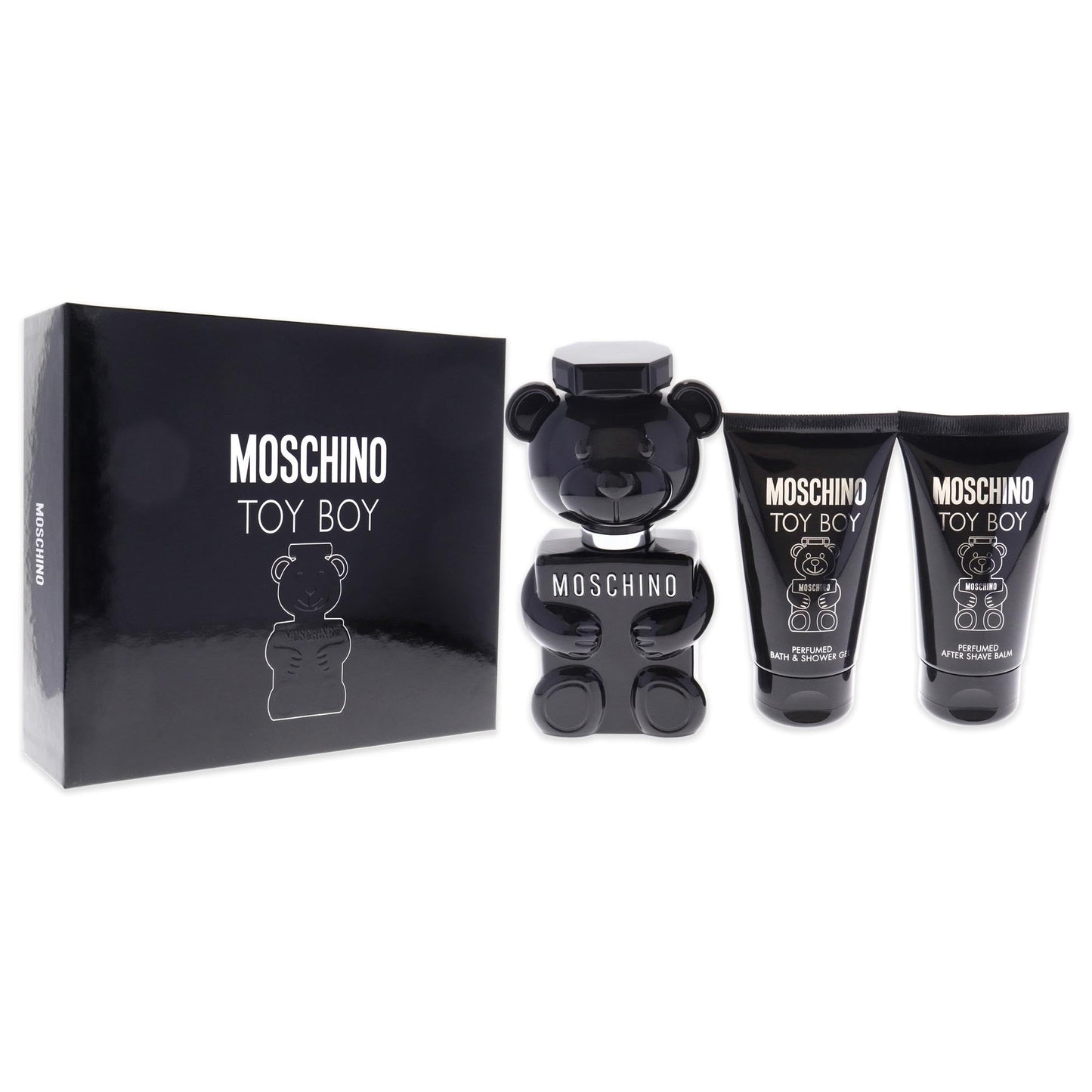 Moschino Toy Boy Gift Set 50ml EDP + 50ml Aftershave Balm + 50ml Bath & Shower Gel Men's Fragrance
