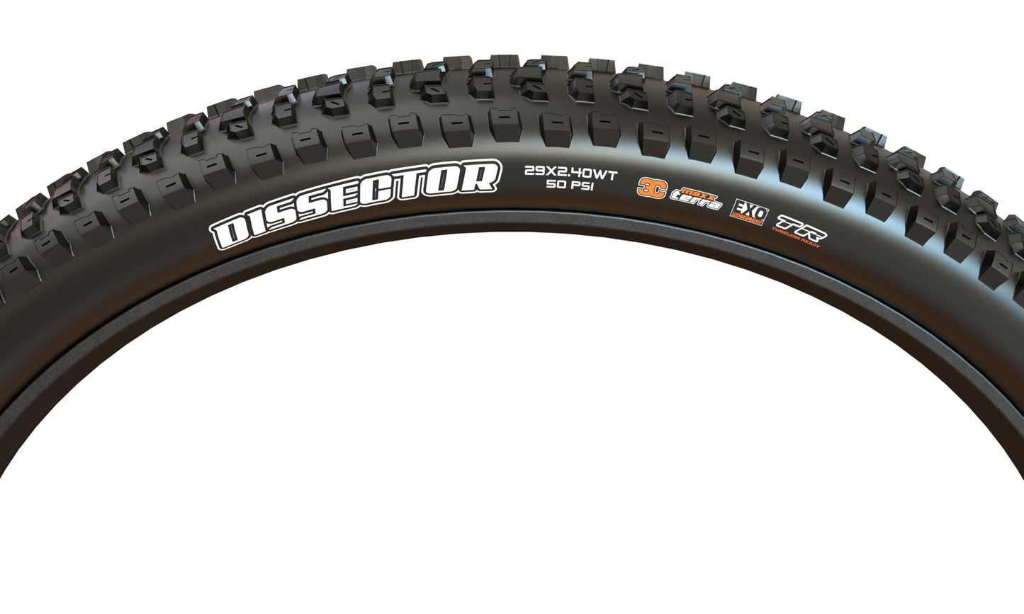 Maxxis Dissector Folding Dual Compound EXO/TR,Black,29 X 2.6 WT 60 TPI
