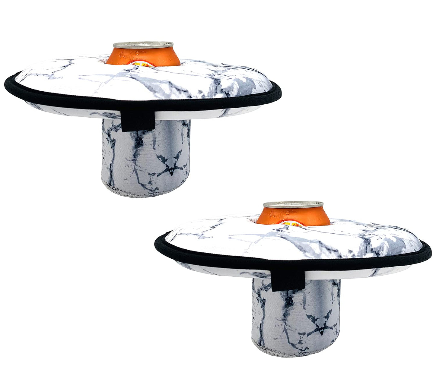 KOSTOO Large Size Neoprene Floating Drink Holder Floating Coaster Pool Drink Holder for Pool Party Water Fun, Fits to Skinny Cans/Bottles and Wide