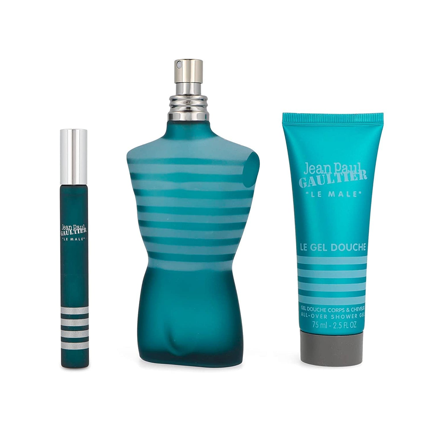 Jean Paul Gaultier Le Male Gift Set 125ml EDT + 75ml All-Over Shower Gel Men's Fragrance