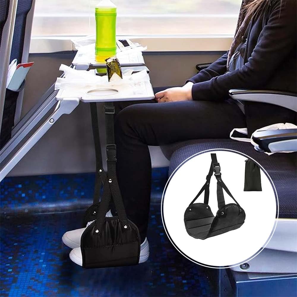 Foot Hammock for Flight, Travel Foot Rest, Long Haul Flight Essentials