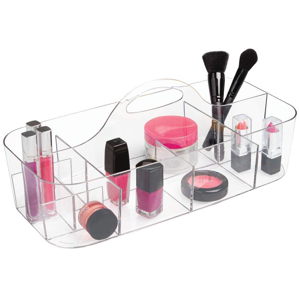 iDesign Clarity Bath Tote, Clear