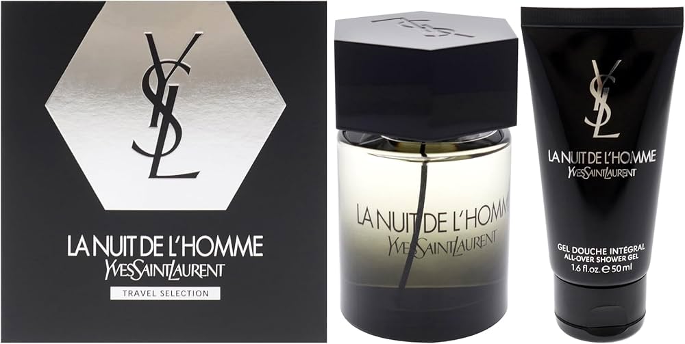 Yves Saint Laurent La Nuit de L'Homme Gift Set 100ml EDT + 2 x 50ml Shower Gel