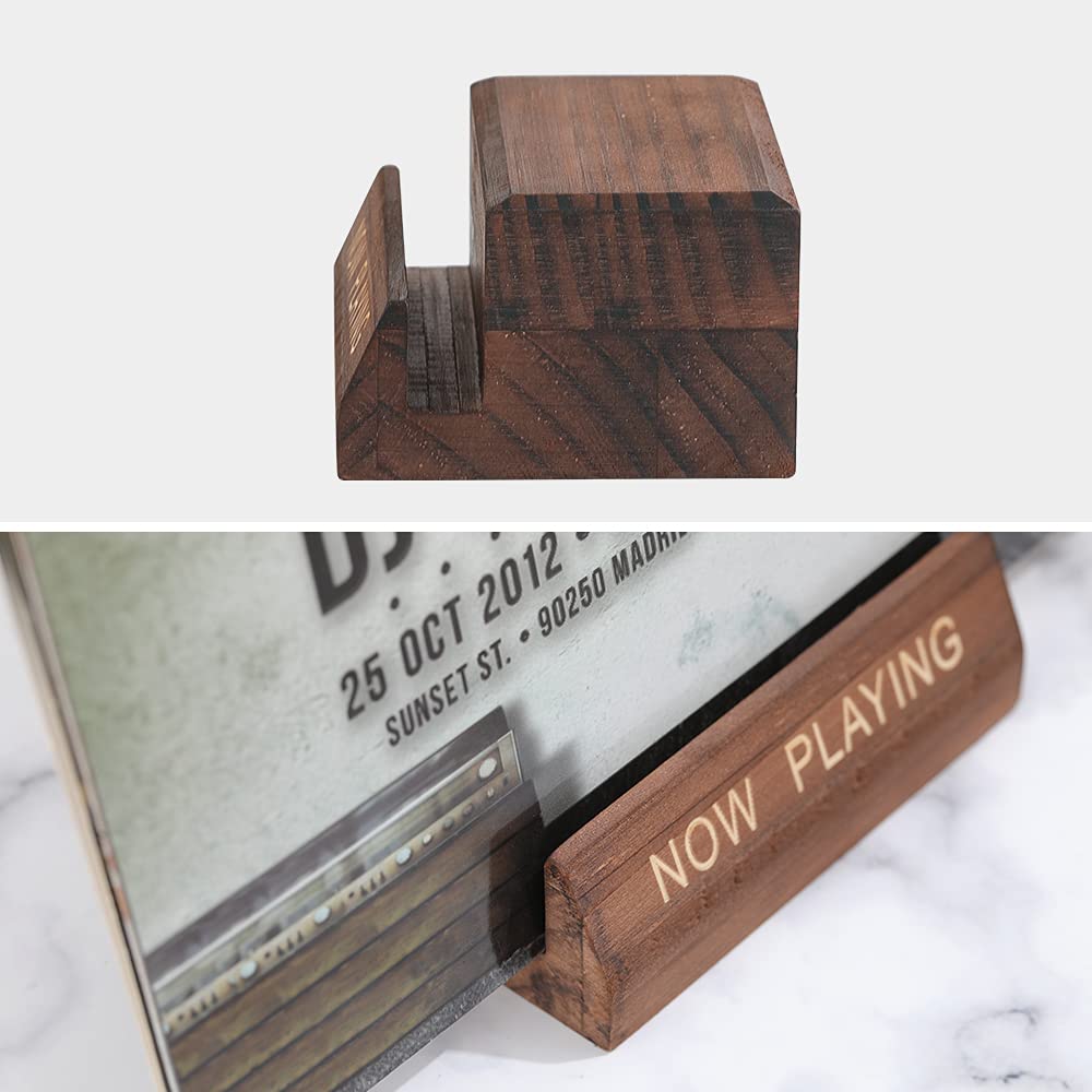 Tincogo Vinyl Record Holder Display Stand - Showcase Your Now Playing Album Cover