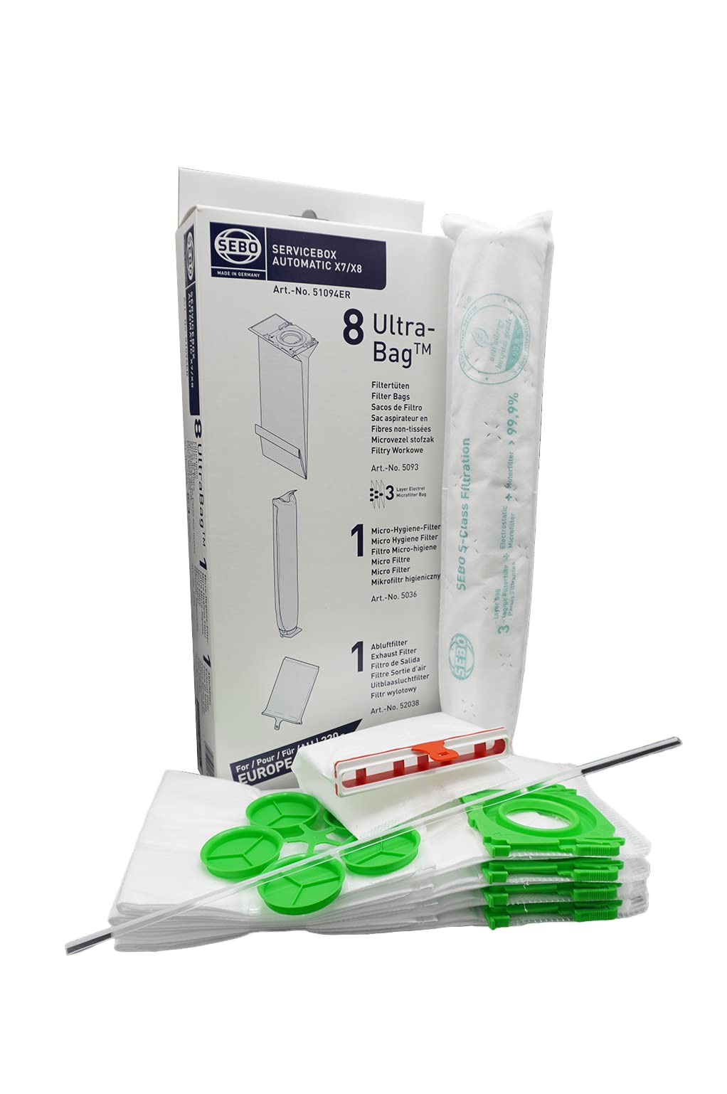 SEBO 51094ER Service Box for X7 & X8