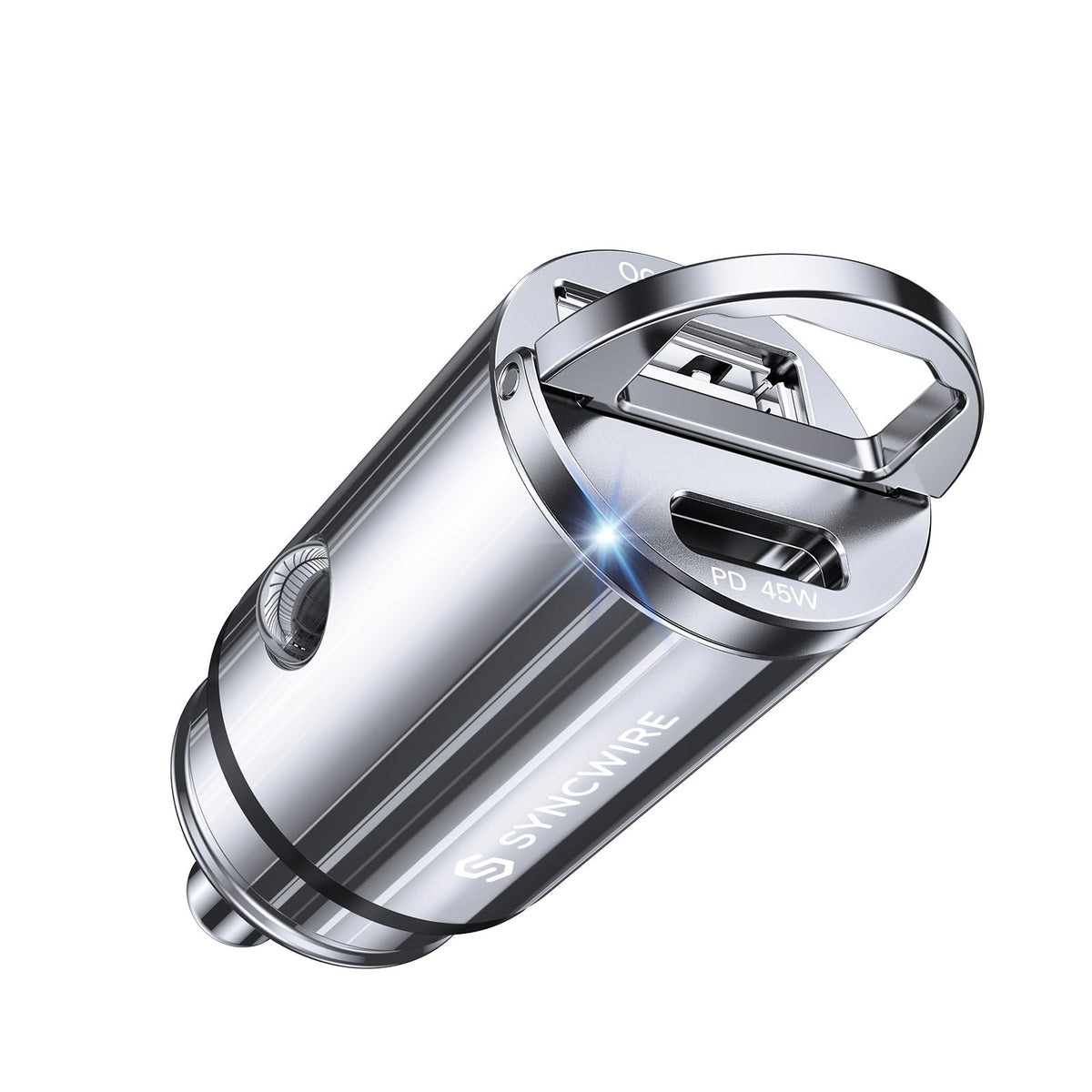 SYNCWIRE USB C Car Charger 90W [PD 45W PPS & QC 45W] Cigarette Lighter USB charger Car Adapter USBC Fast Charging Compatible with iPhone 14 Pro Max