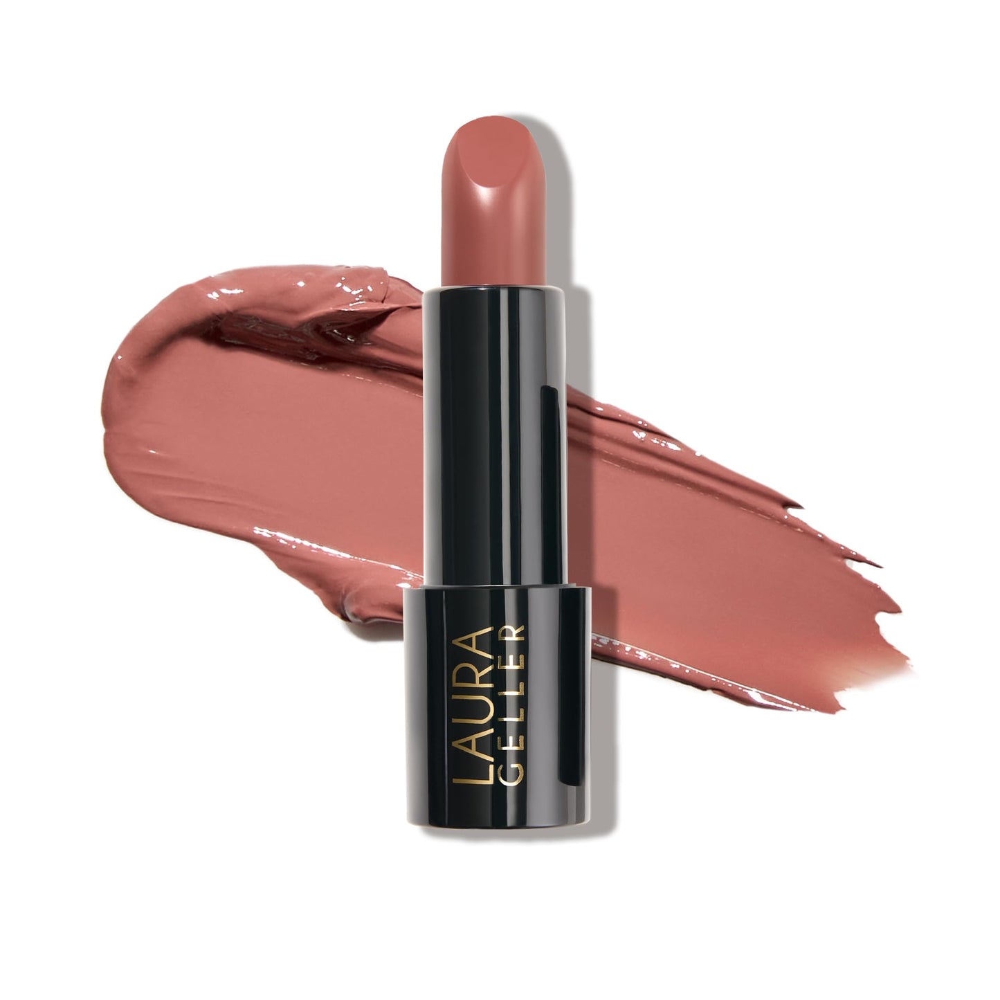 LAURA GELLER NEW YORK Modern Classic Lipstick (Novel Neutral) - Long Lasting Lipstick for Ultra-Rich Colour and a Luxurious, Lightweight Feel -