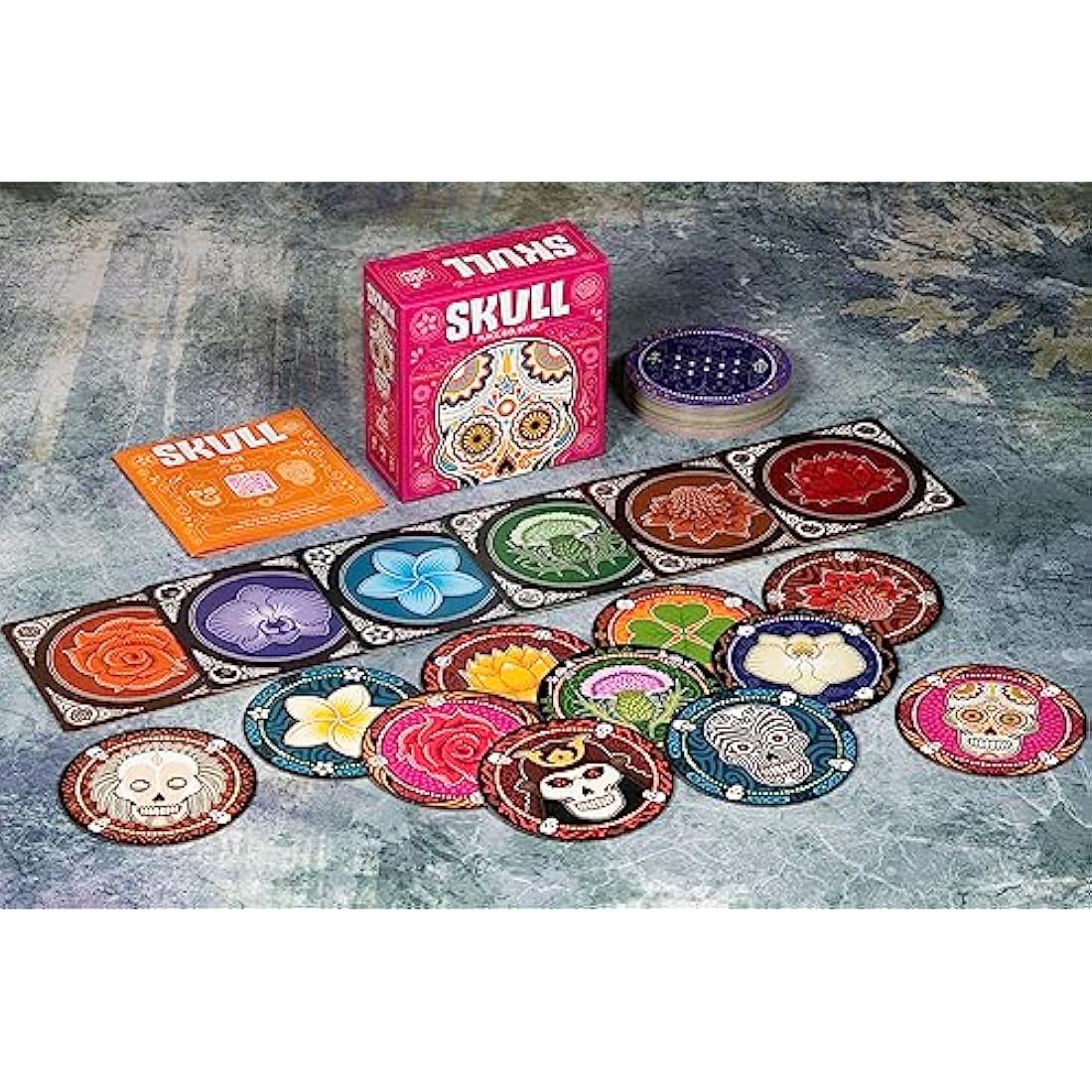 Asmodee | Skull | Bluffing Card Game | Party Game | Ages 10+ | 3-6 Players | 20-30 Minutes Playing Time
