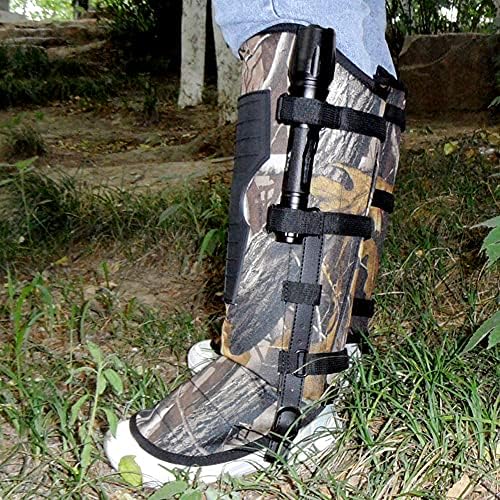 V-CHEETONG Snake Guards Anti Bite Gaiters Lower Leg Armor Snake Bite Proof Puncture Protection Gear Leggings Fit for Men & Women for Hunting Hiking Outdoors