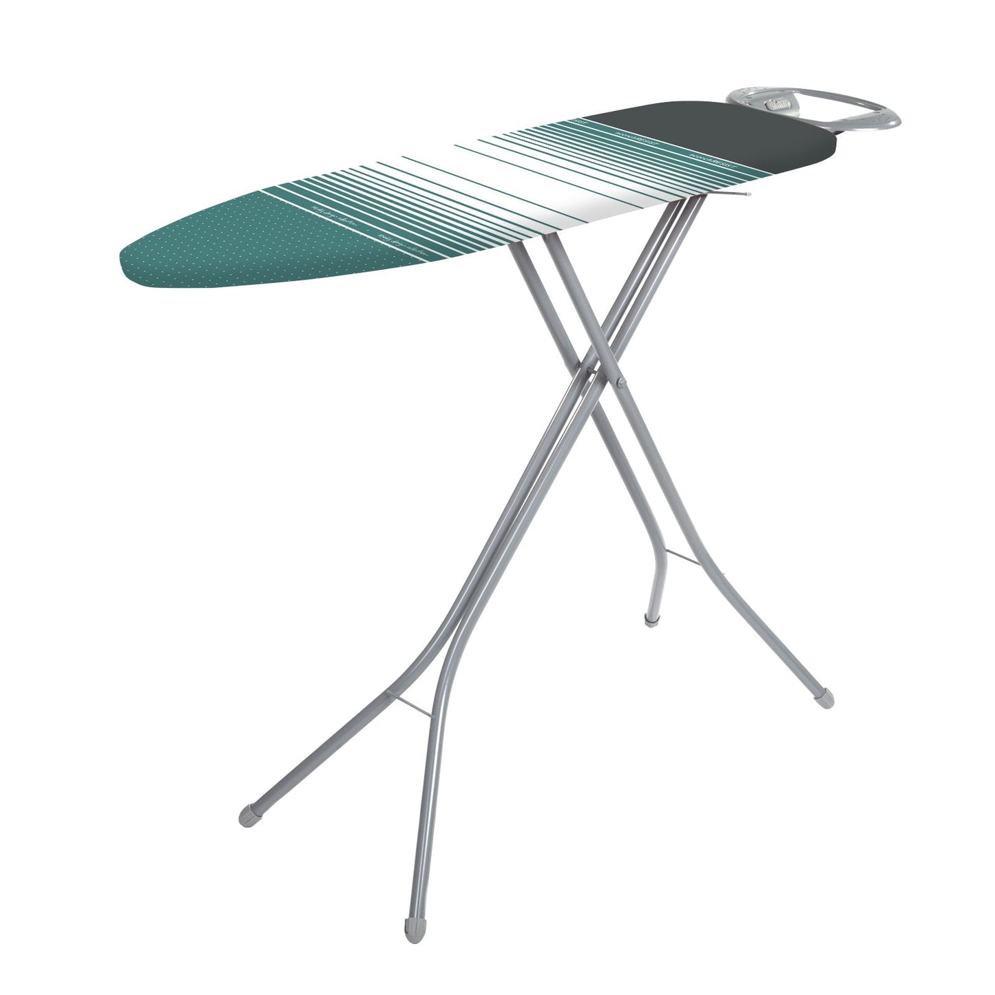 Minky Premium Ironing Board - Grey/Green - 122 x 38 cm
