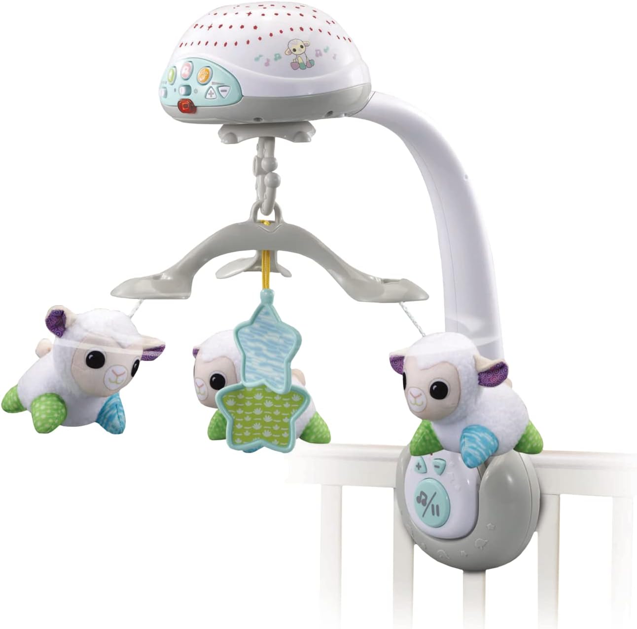 VTech Baby Lullaby Lambs Mobile, English Version, Used-very good, tested, damaged box
