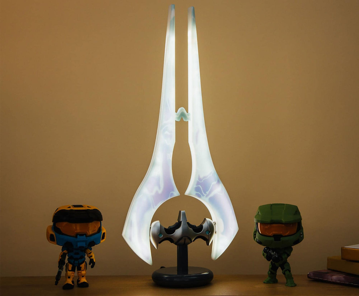 Ukonic Halo Light-Up Energy Sword Collectible LED Desktop Lamp | 14 Inches Tall