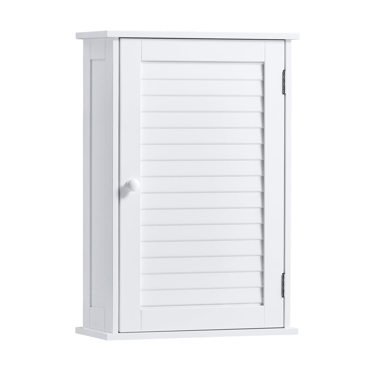 Bath Vida Bathroom Cabinet Single Door Shutter Wall Mounted Storage, White
