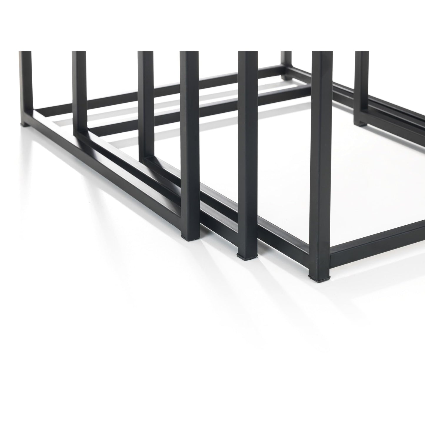 Julian Bowen Staten Nest Of 3 Tables, Concrete Effect