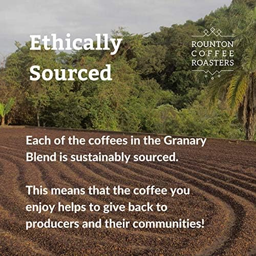 Rounton Coffee Roasters | 1kg Coffee Beans Granary Blend | 100% Arabica Medium Roast Beans | Freshly Roasted Speciality Coffee Bags | Roasted in Yorkshire
