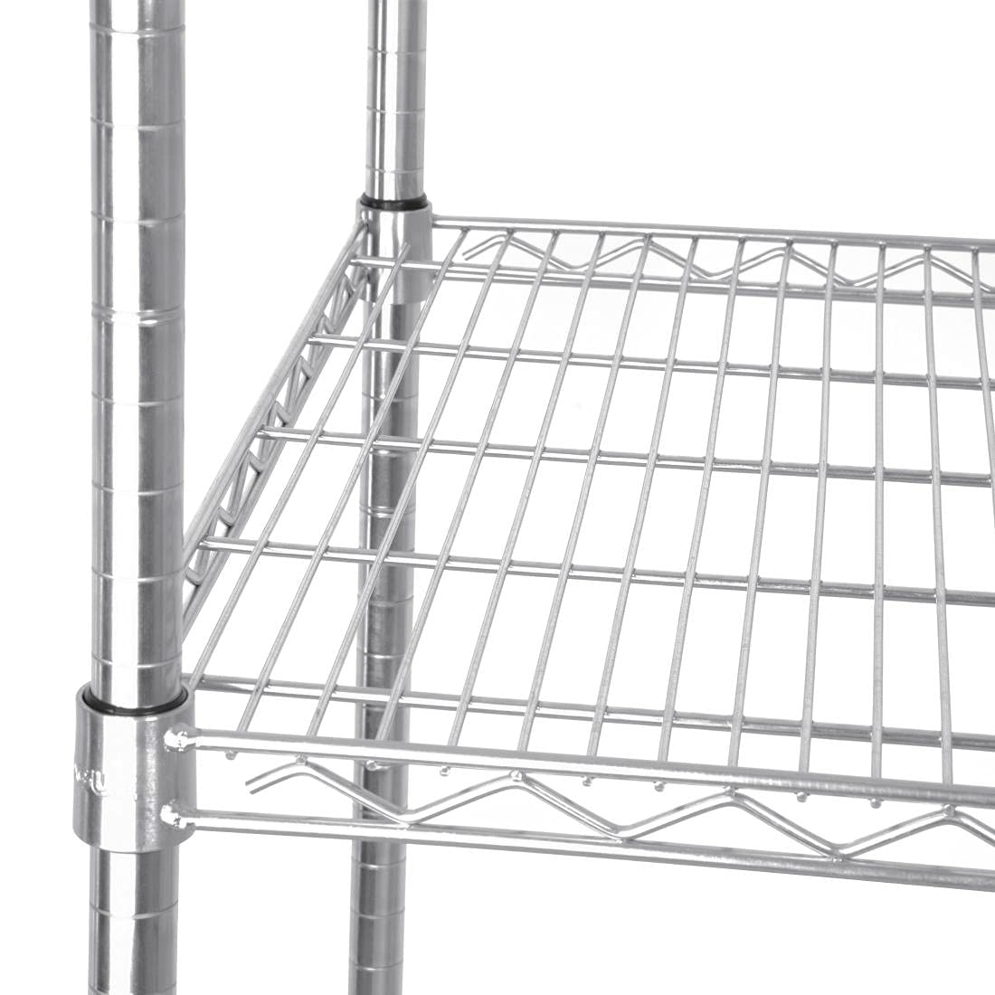 Vogue Flat Pack 4 Shelf Unit St/St - 610x1220mm