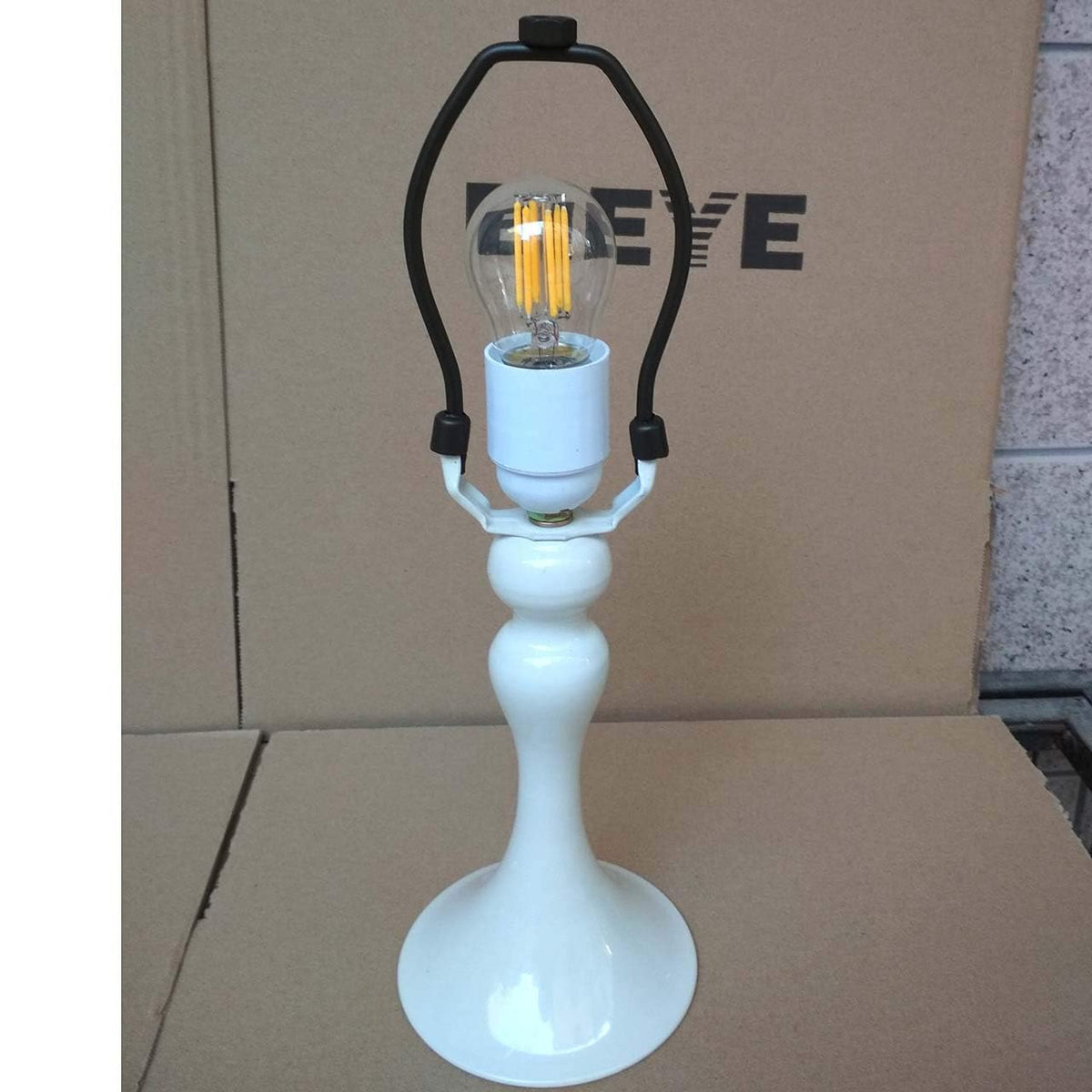 Bieye L30042 Mediterranean Tiffany Style Stained Glass Table Lamp with 8 inch Wide Blue Shade, 15 inch Tall