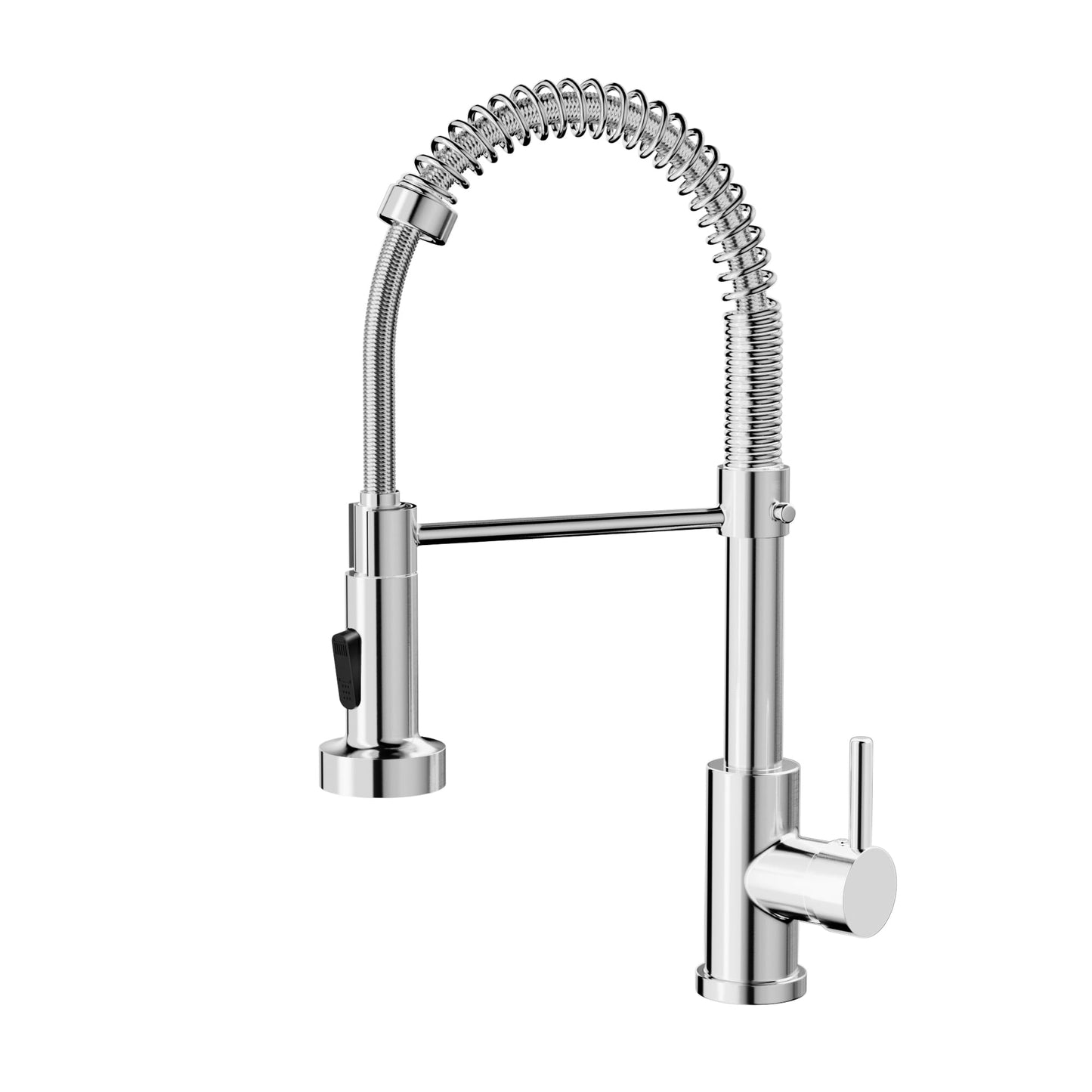 Cobbe Kitchen Tap, Spring Kitchen Sink Mixer Taps with Pull Out Spray, Commercial Faucet Single Handle Lever, High Arc Swivel 360 with 2 Spray Mode