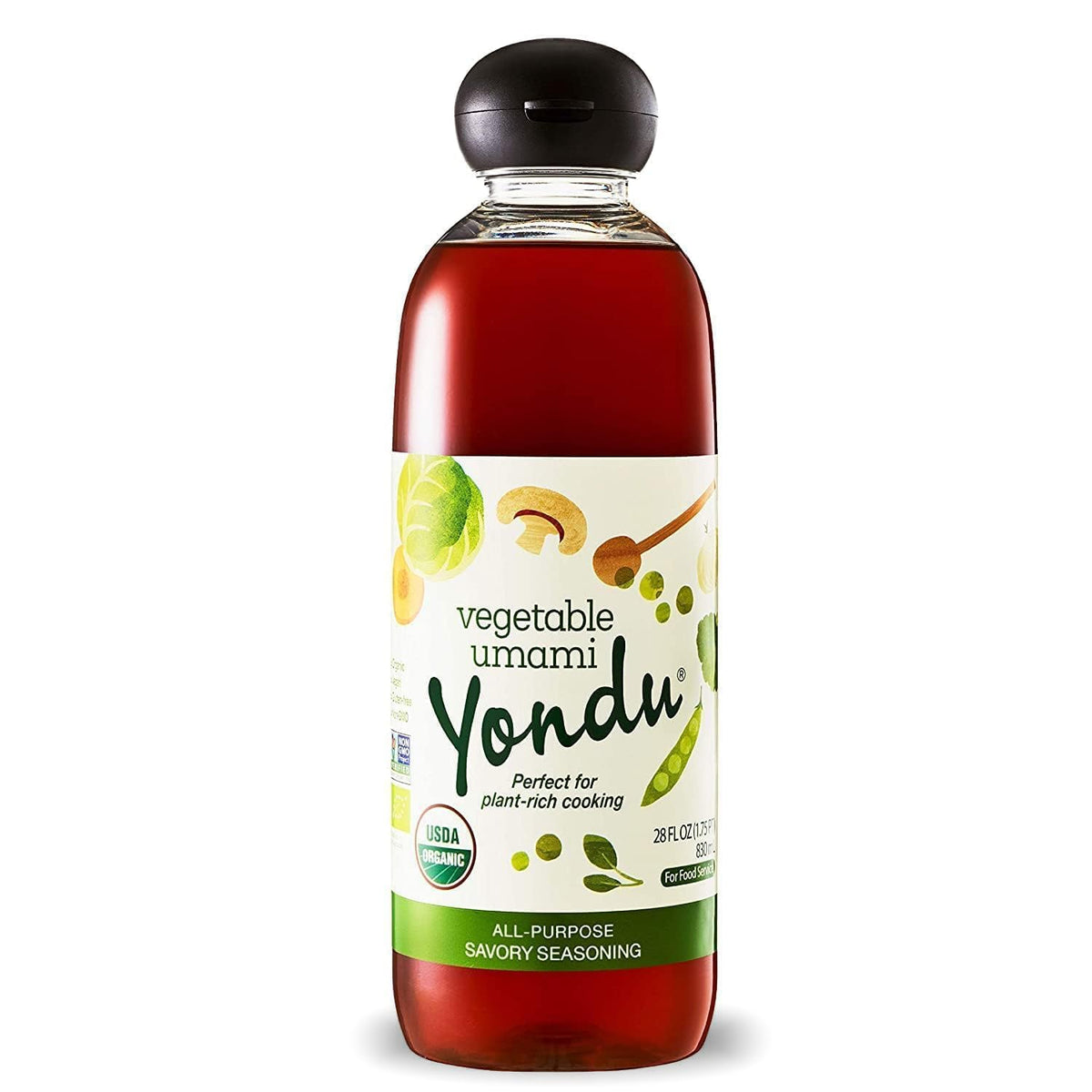 Yondu Vegetable Umami Essence (830ml) - Premium, Vegan Plant-Based Sauce for Mild & Flavorful Cooking. Great for Soups, Stir-fries & Sauces.