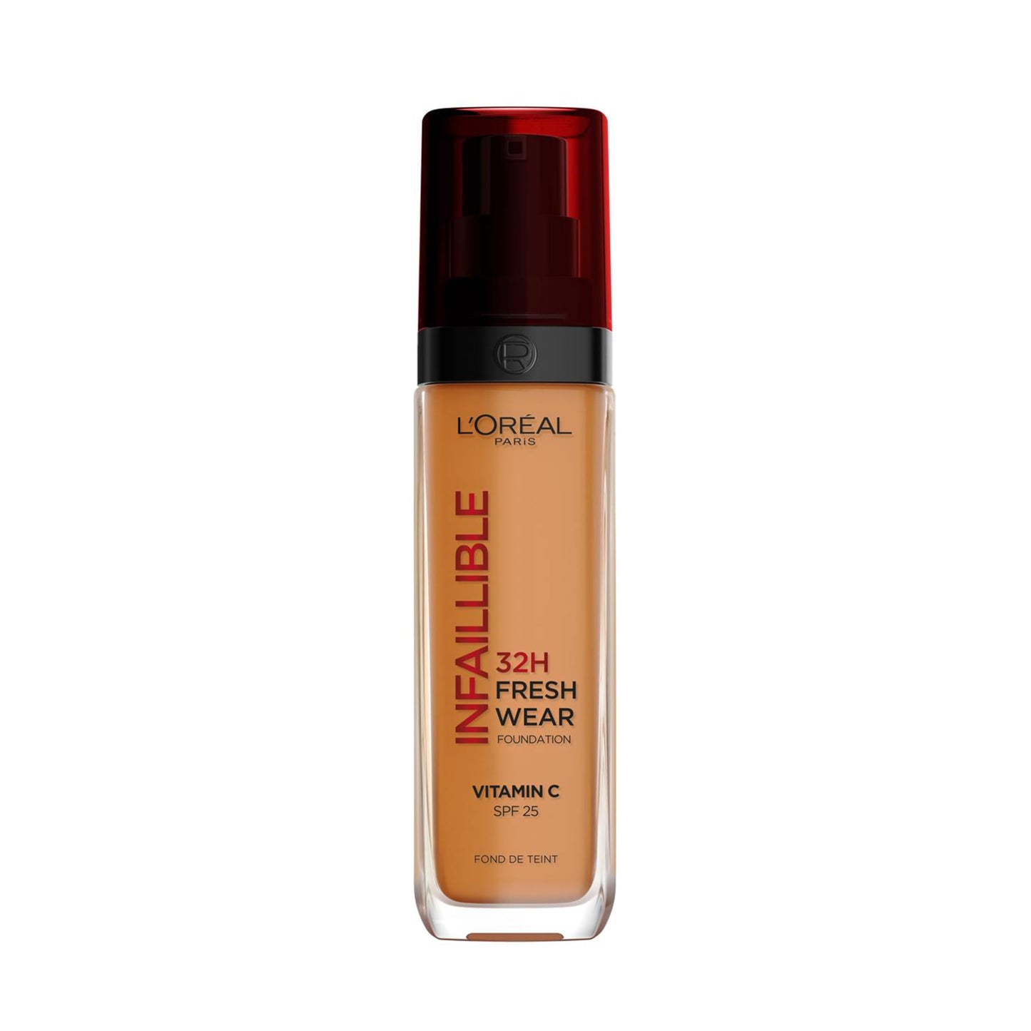 L'Or?al Paris - Fond de Teint Fluide Infaillible 32h Fresh Wear - Tous Types de Peau - Teinte : Noisette - 30 ml