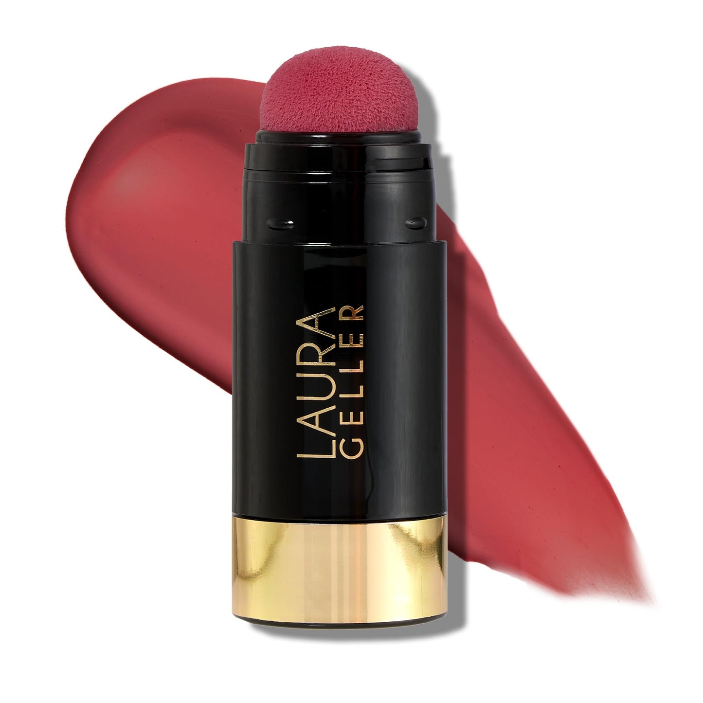 LAURA GELLER NEW YORK Serum Blush Tint (Blushing Berry) - Hydrating, Long-Lasting Liquid Blush with Hyaluronic Acid for Plump, Rejuvenated Cheeks and