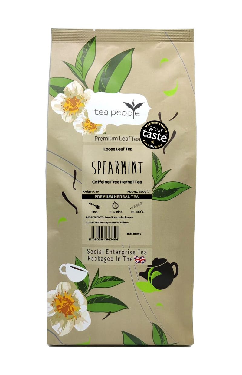 Tea People Spearmint Tea, 250 g Loose Tea in Small Catering Pack