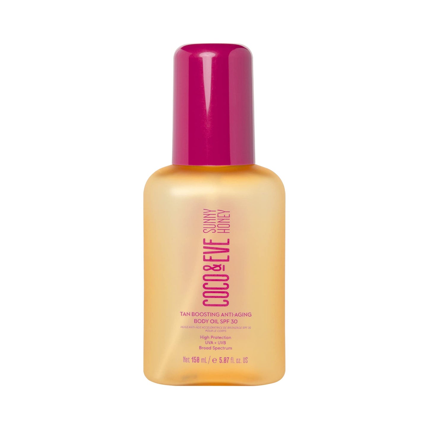 Coco & Eve Tan Boosting Anti-Aging Body Oil SPF30 - Tanning Accelerator Spray, UVA UVB Sun Protection | Fast Tan Enhancer With Natural Ingredients,