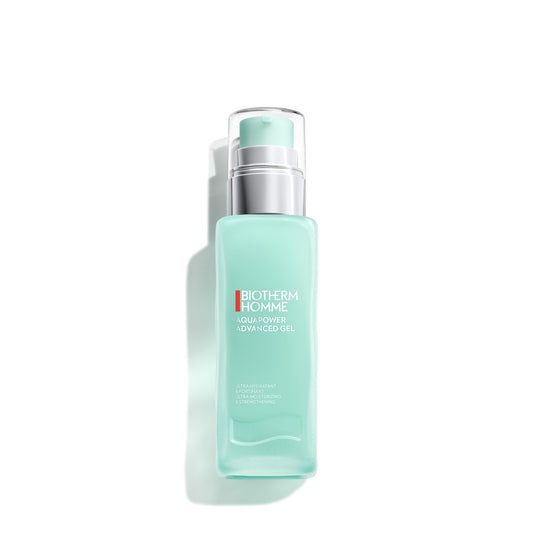 Biotherm Homme Aquapower Advanced Gel with Life Plankton and Oligo Minerals, Refreshing Face Gel for Men, Intensive Day Cream for Revitalised Skin, 75