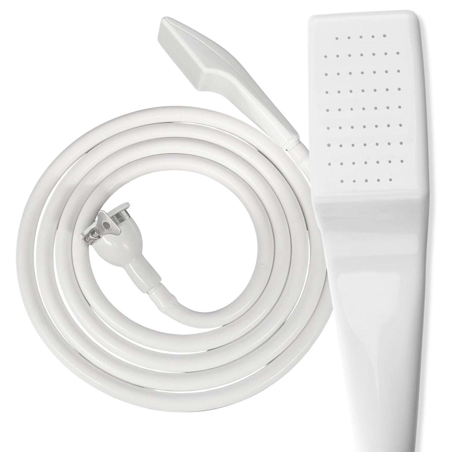 Kobe Professional Shower Head and Extra Long Hose Set for Bath Taps/Tap Shower Attachment - Secure Fit Clamp Included - Perfect Portable