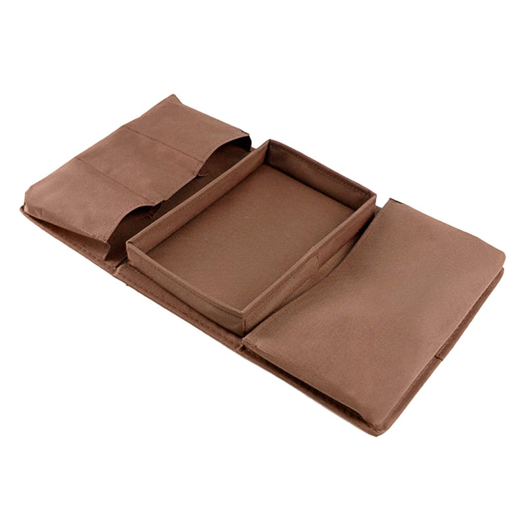 Sofa Armrest Organizer with Cup Holder Couch Tray Armchair Caddy Pockets Storage Arm Rest Chair Desk Sofa Organiser TV Remote Control Holder for