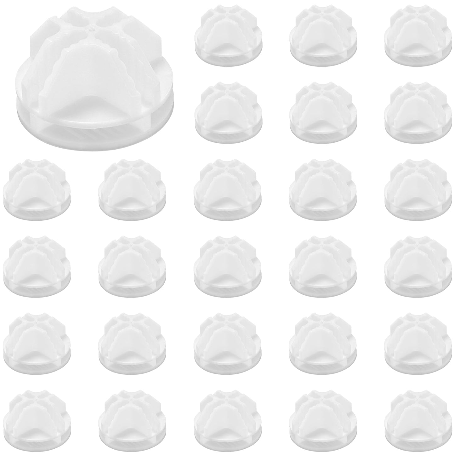 DDHOMIN 28 PCS Storage Cude Connector for DIY Cudes (White)